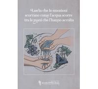 Quadernone appunti a righe A4 Acqua tra le mani sfondo grigio: Quadernone A4 a righe - copertina a finitura opaca - 80 pagine per i tuoi appunti o per i tuoi pensieri