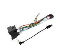 Quadlock Wiring Harness 16 Pin Plug To Quad Lock Connector Car Radio Cable Adapter Compatible For Golf Mk5 Mk6 Jetta 6 Octavia Mk1 Mk2(With antenna adapter)