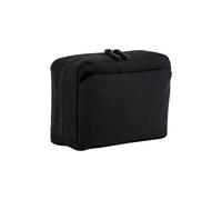 Quadra - Black Tech Organiser - Travel Essentials, Travel, Power Bank - 100% Recycled Polyester Portable Charger Bag, Hand Luggage Bag