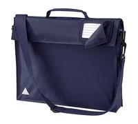 Quadra Book Bag With Strap Pack of 2 in Navy Quadra Navy One Size