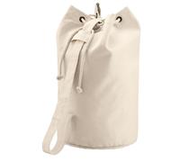 Quadra Men's Canvas Duffle Bag in Natural Quadra Natural One Size