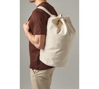 Quadra Canvas Duffle Bag | 30 Litre Holdall Weekender | Natural or Navy | One Size