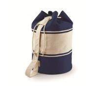 Quadra Canvas Duffle, Navy Natural, One Size