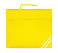 Quadra Classic Book Bag (Colour: Yellow, Size: ONE)