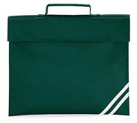 Quadra CLASSIC BOOK BAG SCHOOL BAG - 8 COLOURS - Bottle Green
