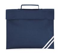 QUADRA CLASSIC BOOK BAG SCHOOL BAG - 8 COLOURS (FRENCH NAVY)