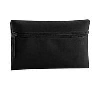 Quadra Classic Zip Up Pencil Case (One Size) (Black)