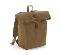 Quadra Earth-Toned & Seasonless Style Heritage Waxed Canvas Backpack