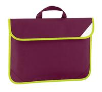 Quadra Enhanced-Vis Book Bag - 4 Litres in Burgundy Quadra Burgundy One Size
