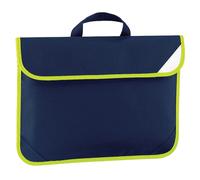 Quadra Enhanced-Vis Book Bag - 4 Litres Pack of 2 in Navy Quadra Navy One Size