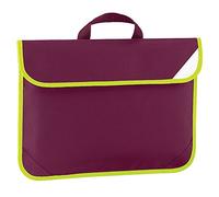 Quadra Enhanced-viz book bag Burgundy