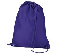 Quadra Gym Drawstring Shoulder Bag (7 Litres) purple Size: One size