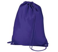 Quadra Gymsac Shoulder Carry Bag - 7 Litres in Purple Quadra Purple