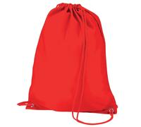 Quadra Gymsac Shoulder Carry Bag - 7 Litres Pack of 2 in Light Red Quadra Light Red