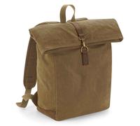 Quadra Heritage Waxed Canvas Backpack QD655