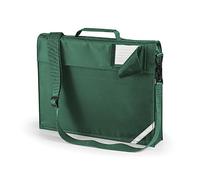 Quadra junior book bag with strap in bottle green