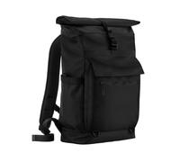 Quadra Men's Axis Roll Top Backpack in Black Quadra Black
