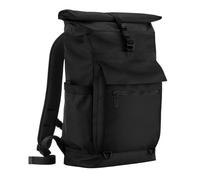 Quadra Men's Axis Roll Top Backpack in Black Quadra Black