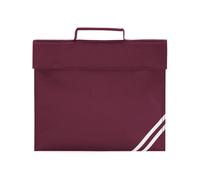 Quadra Men's Classic Book Bag in Burgundy Quadra Burgundy
