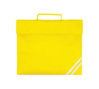 Quadra Men's Classic Book Bag in Yellow Quadra Yellow