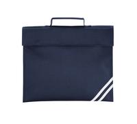 Quadra Men's Classic Reflective Book Bag in Navy Quadra Navy