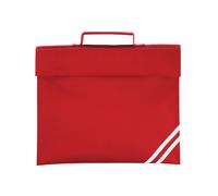 Quadra Men's Classic Reflective Book Bag in Red Quadra Red