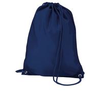 Quadra Men's Drawstring Bag in Navy Quadra Navy
