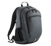 Quadra Men's Endeavour Backpack Rucksack Bag in Dark Grey Quadra Dark Grey