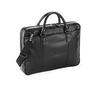 Quadra Men's Nuhide Slimline Laptop Bag in Black Quadra Black One Size