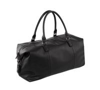 Quadra Men's Nuhide Weekender Holdall in Black Quadra Black
