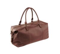 Quadra Men's Nuhide Weekender Holdall in Tan Quadra Tan