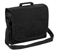 Quadra Men's Plain Rrd Messenger Bag (9 Litres) in Black Quadra Black