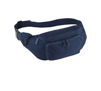 Quadra Men's Plain Waist Bag in Navy Quadra Navy One Size