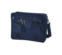 Quadra Men's Portfolio Briefcase Bag - 12 Litres Pack of 2 in Navy Quadra Navy