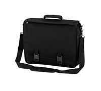 Quadra Men's Portfolio Briefcase in Black Quadra Black