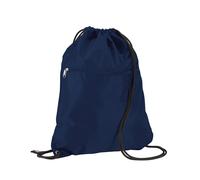Quadra Men's Premium Drawstring Bag in Navy Quadra Navy