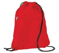 Quadra Men's Premium Gymsac Over Shoulder Bag - 14 Litres in Red Quadra Red