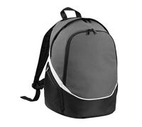 Quadra Men's Pro Team Backpack Rucksack Bag (17 Litres) in Dark Grey Quadra Dark Grey