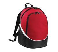 Quadra Men's Pro Team Backpack Rucksack Bag (17 Litres) in Red Quadra Red