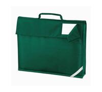 Quadra Men's Reflective Book Bag in Bottle Green Quadra Bottle Green