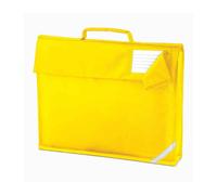 Quadra Men's Reflective Book Bag in Yellow Quadra Yellow