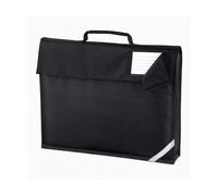 Quadra Men's Reflective Tape Book Bag in Black Quadra Black