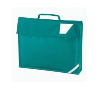 Quadra Men's Reflective Tape Book Bag in Emerald Quadra Emerald