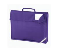 Quadra Men's Reflective Tape Book Bag in Purple Quadra Purple