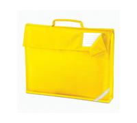 Quadra Men's Reflective Tape Book Bag in Yellow Quadra Yellow