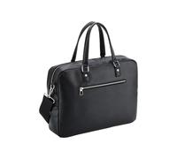 Quadra Men's Tailored Luxe Briefcase in Black Quadra Black