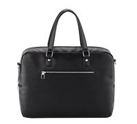 Quadra Men's Tailored Luxe Briefcase in Black Quadra Black