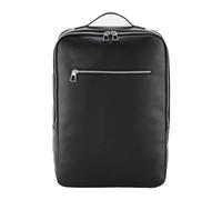 Quadra Men's Tailored Luxe PU Backpack in Black Quadra Black
