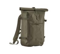 Quadra Men's Tailored Luxe Roll Top Backpack in Olive Quadra Olive