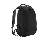 Quadra Men's Vessel Slimline Laptop Backpack in Black Quadra Black